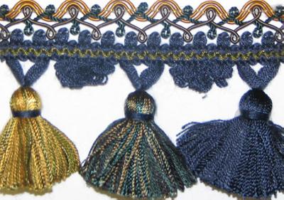 Stout Trim Apollo Tassel Fringe Indigo